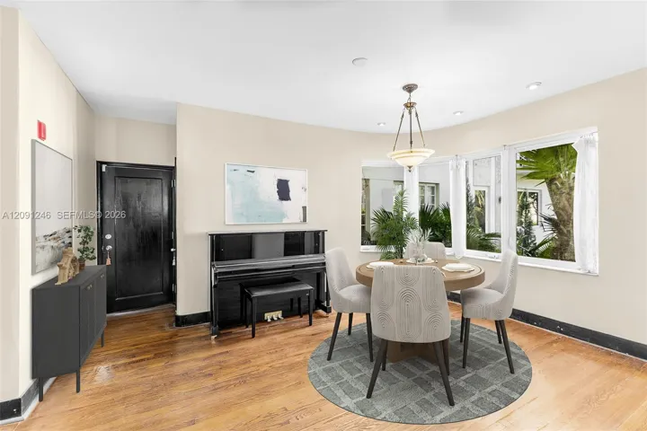 formal dining area