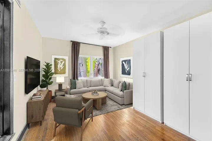 spacious separate living area