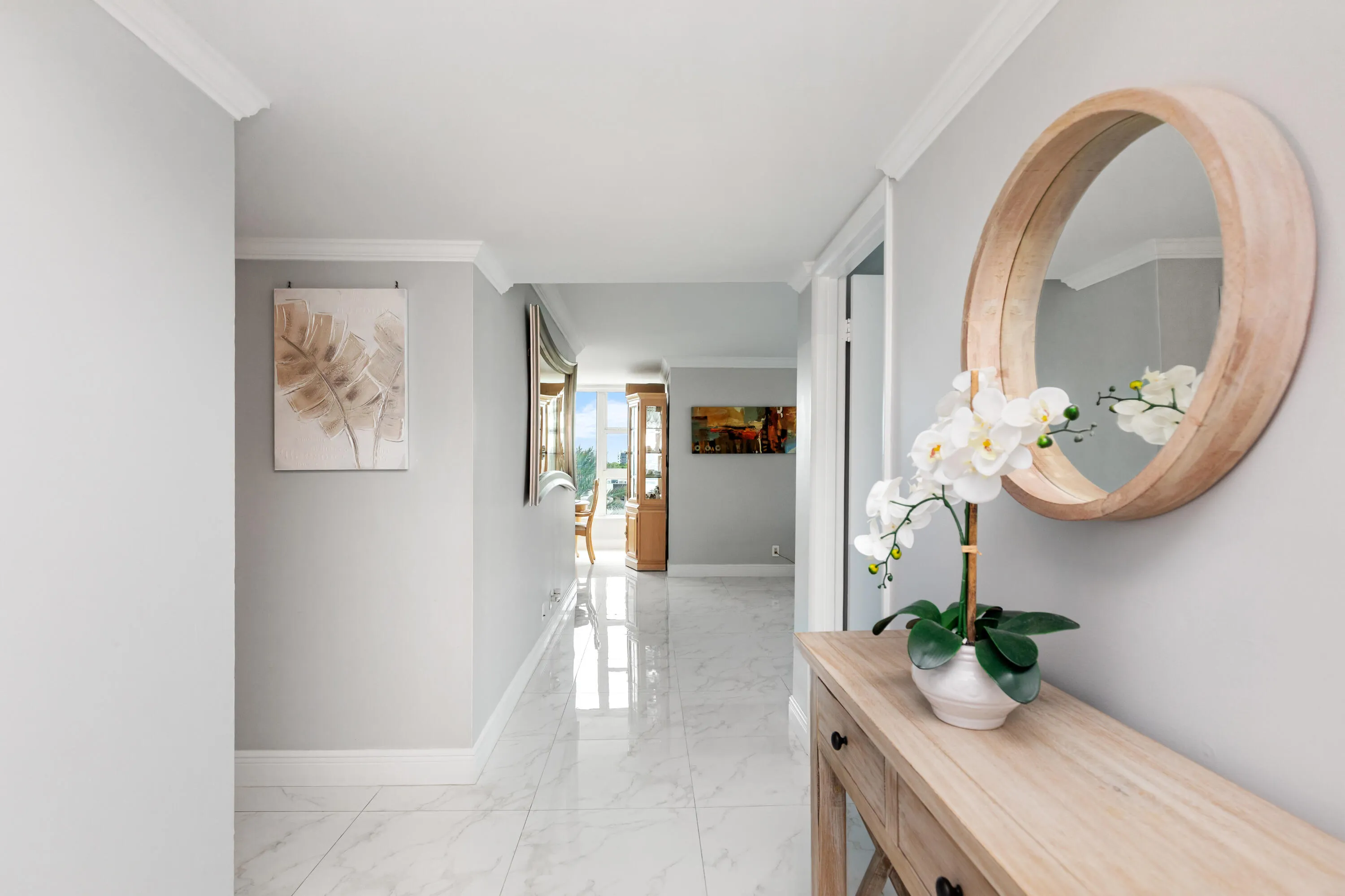 Entry way with Large Hall closet