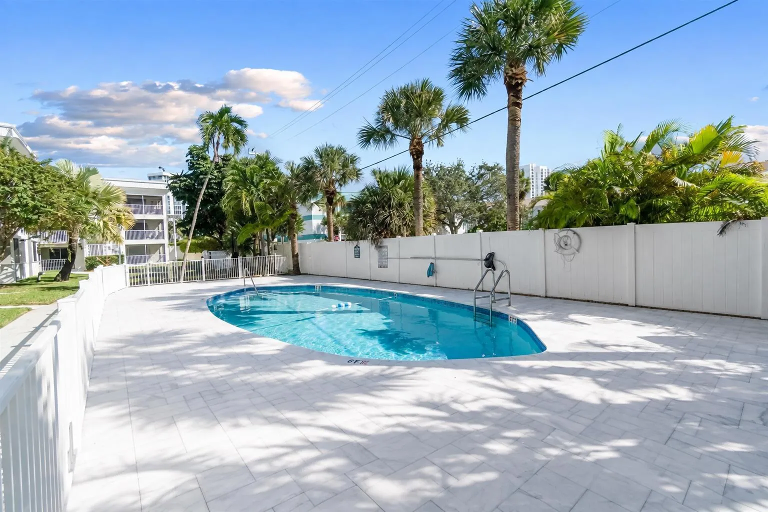 Heated community pool