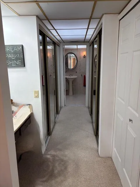 Vanity and closets
