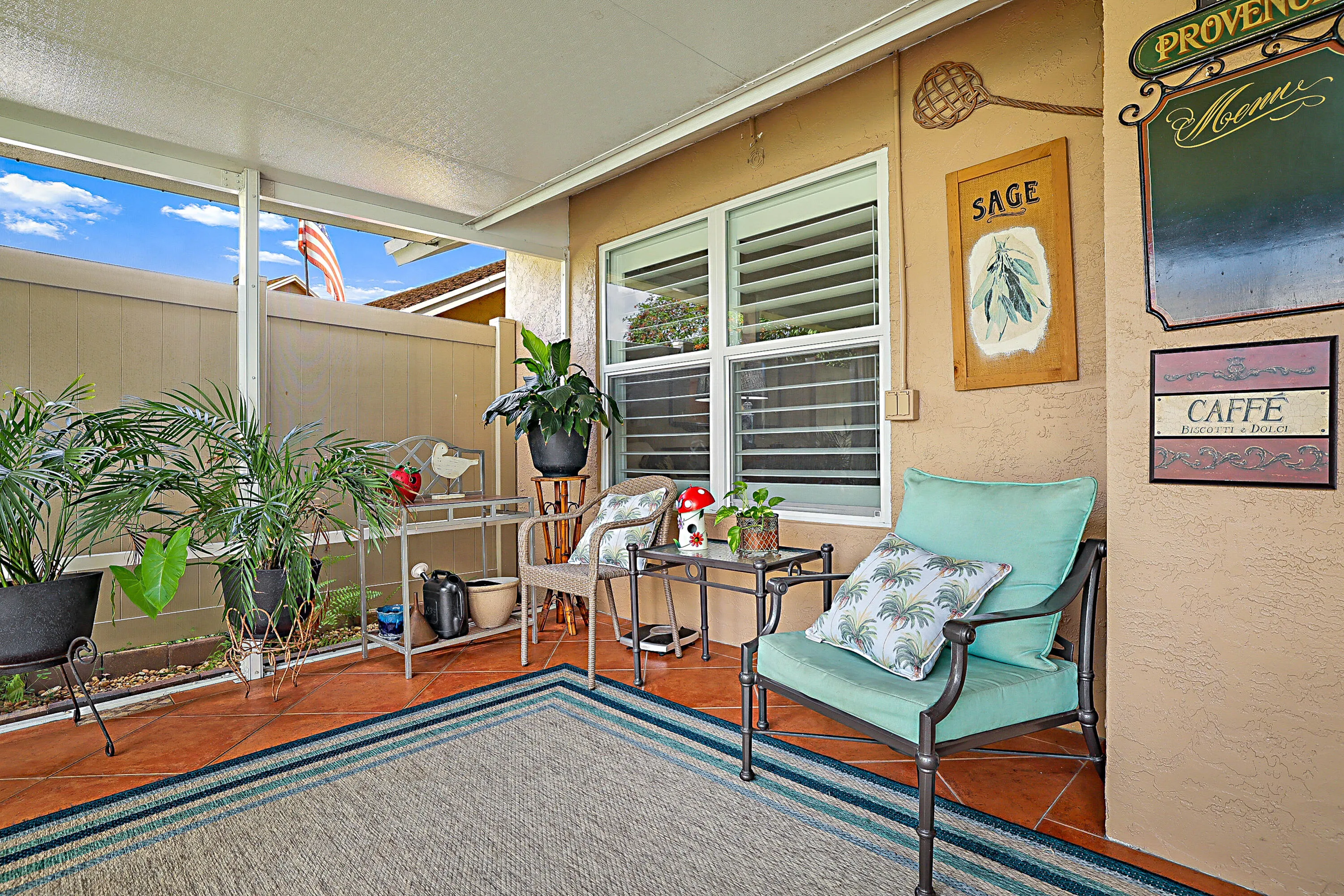 screened lanai