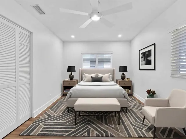Old Staged Guest room