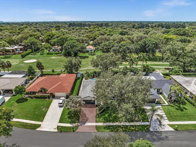 S aerial view of Golfcourse