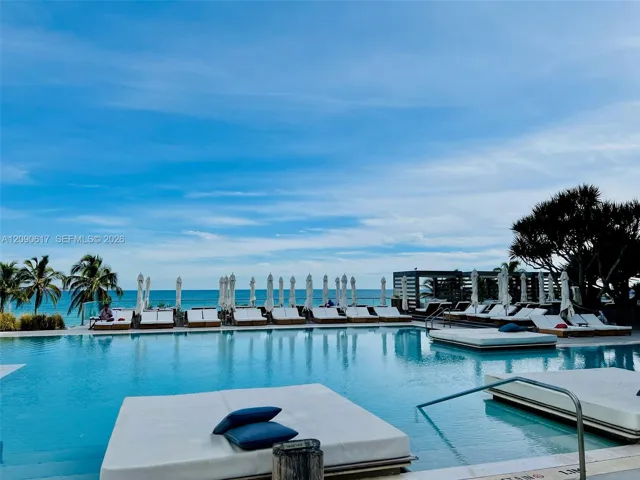 One of 3 oceanfront heated pools