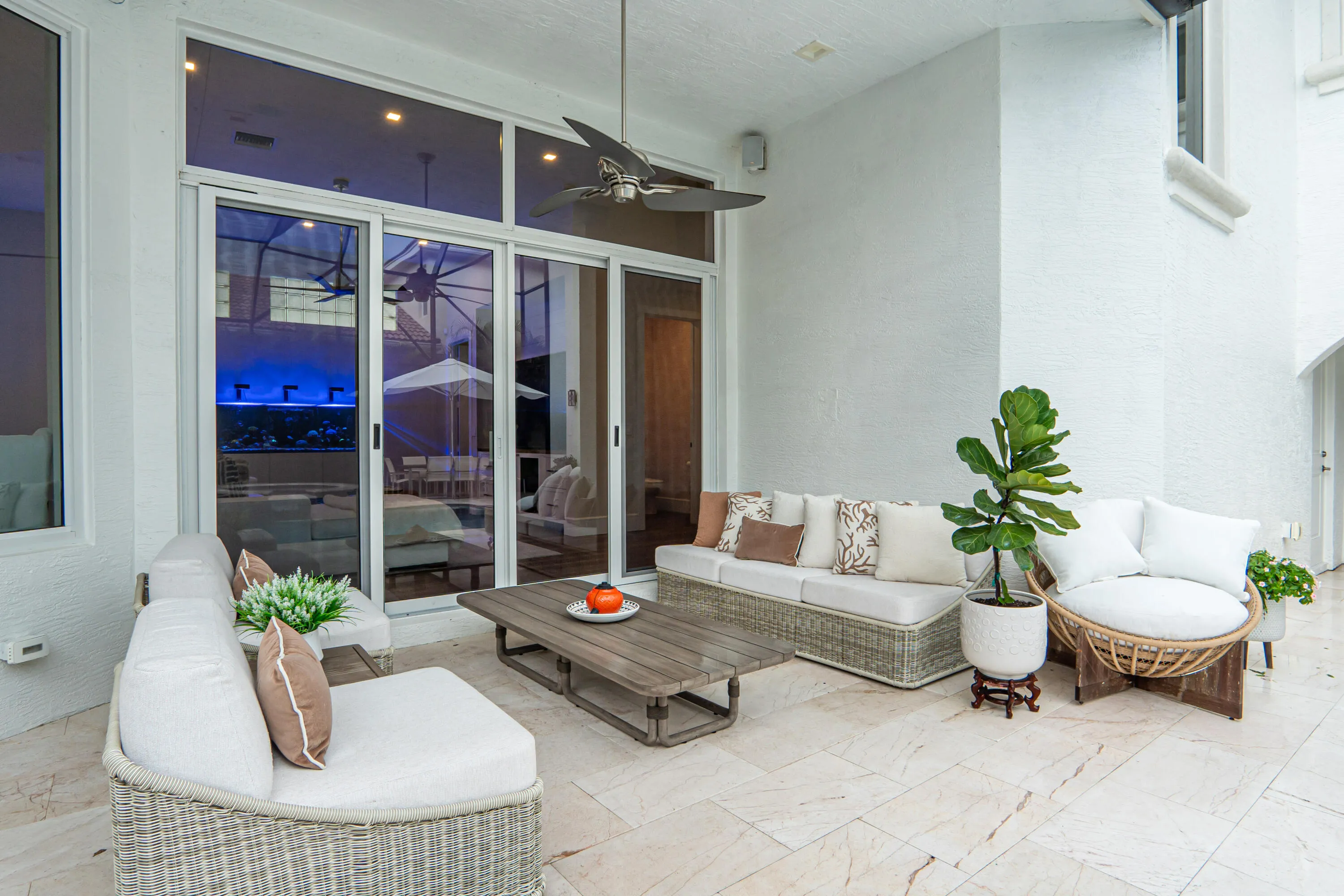 Covered patio