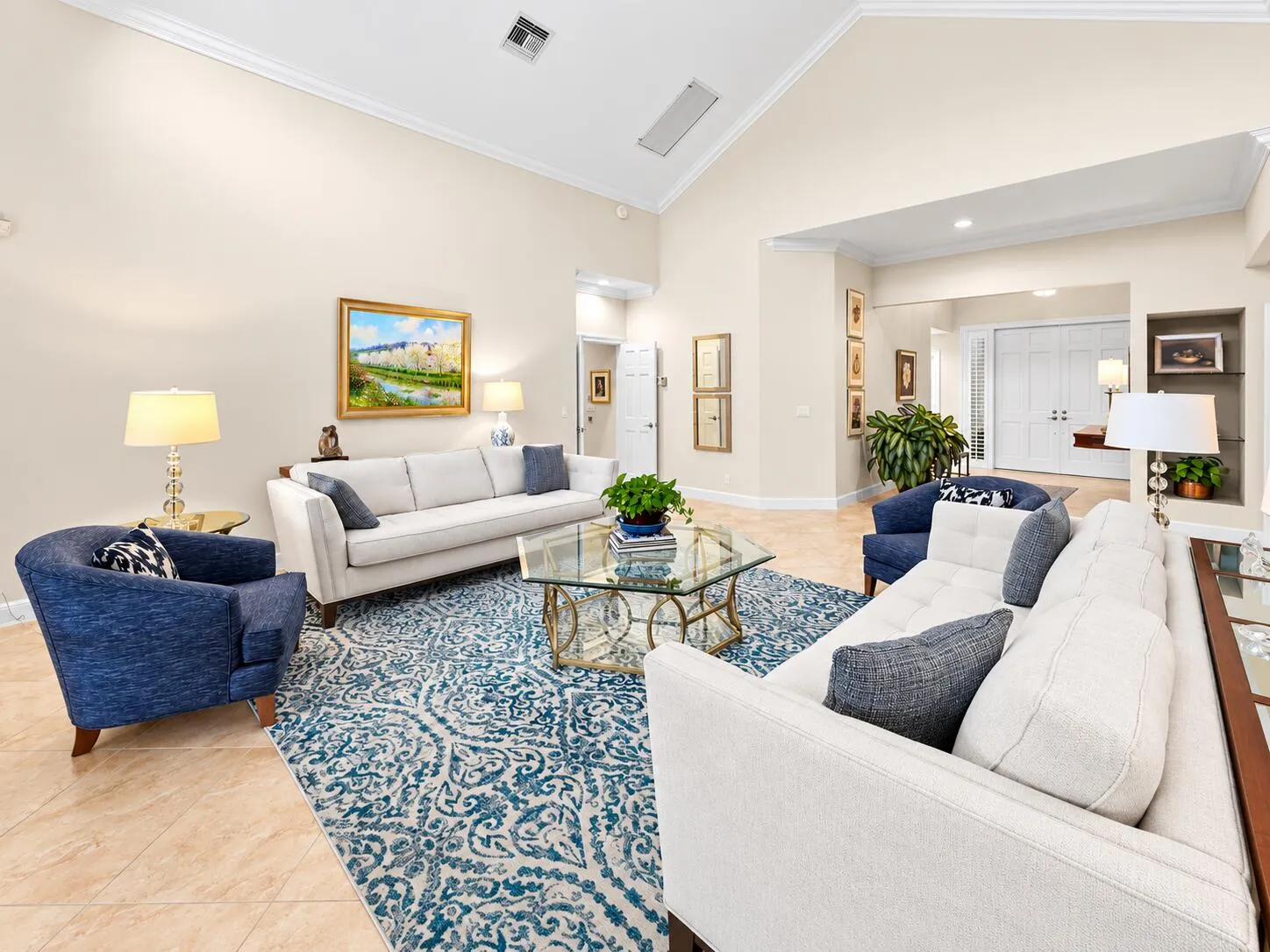 Formal Living Room Facing the Front Door
