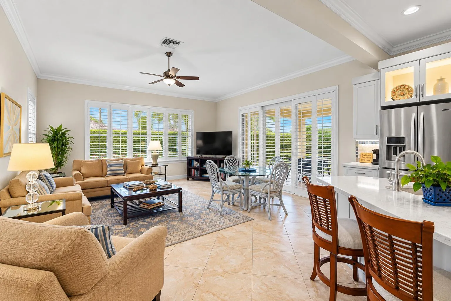 Family Room off the Kitchen