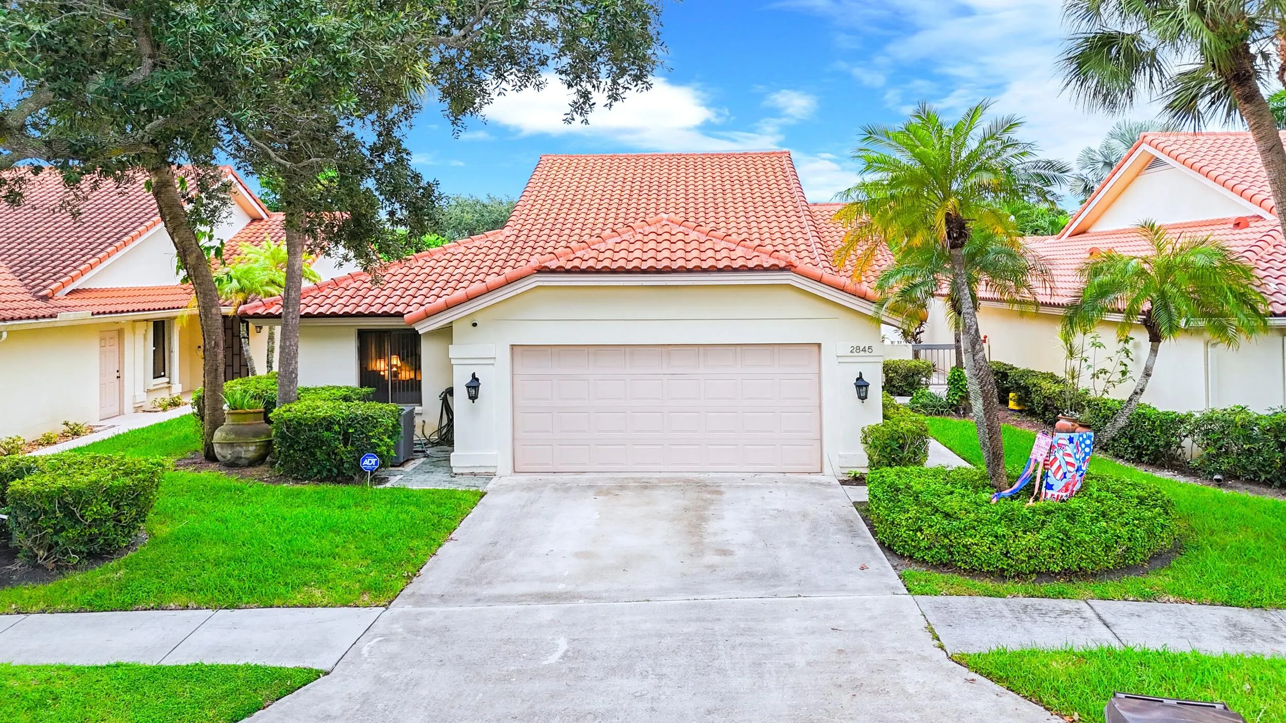 Two-car garage for convenient parking and storage. Two car driveway.