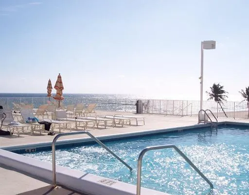 One of two pools
