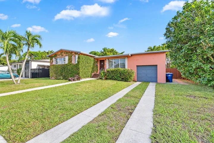 Drive way, Garage and new grass