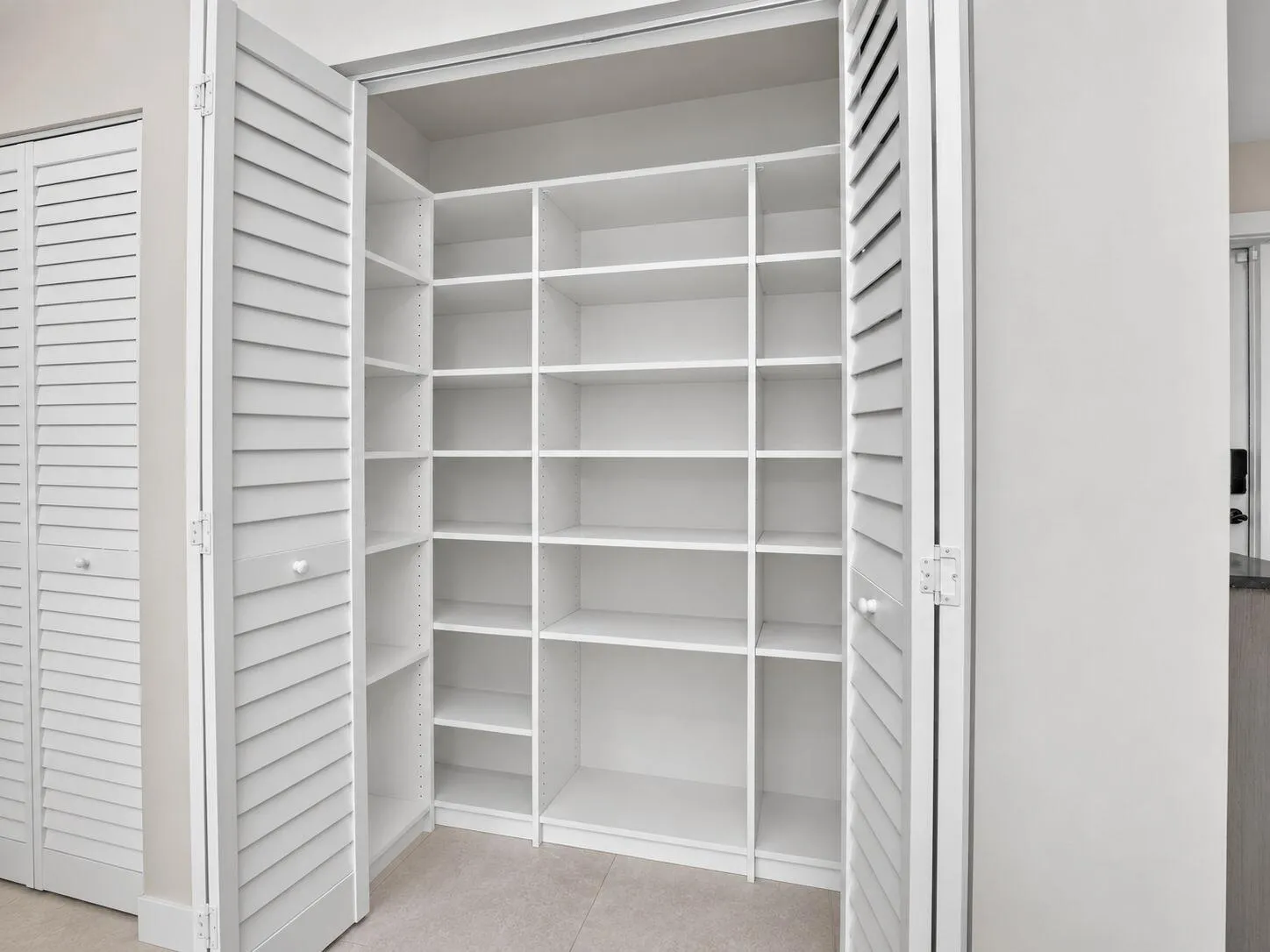 Oversized pantry.