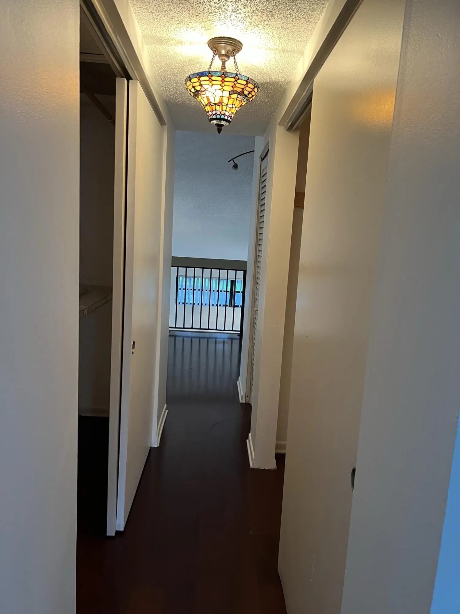 Hallway off Primary Bedroom to the loft with two large closets.