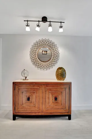 Unit entry foyer