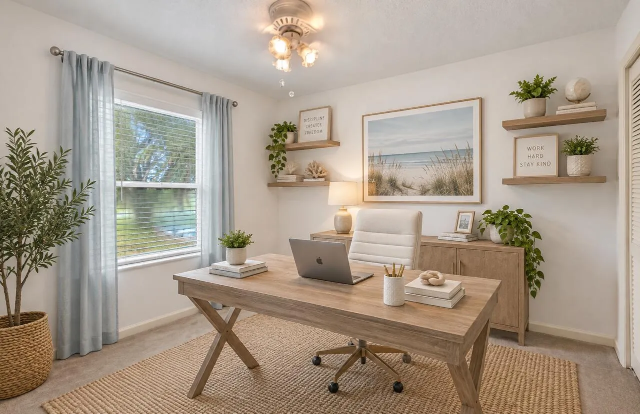 3rd Bedroom virtually staged
