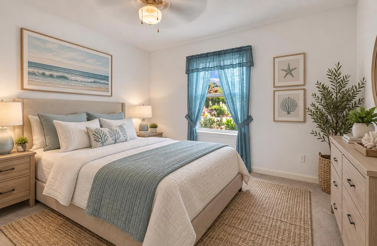 2nd Bedroom virtually staged
