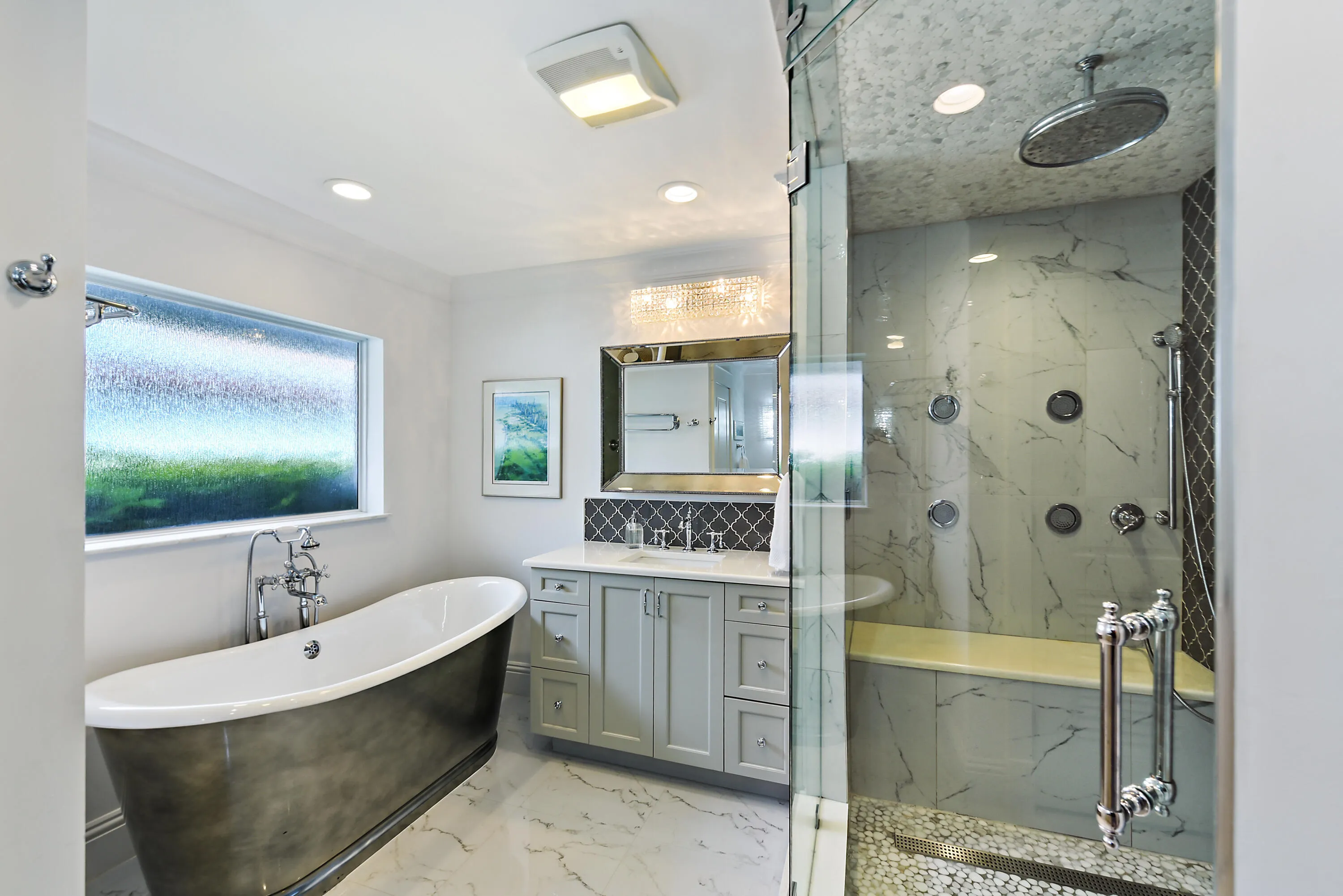 Primary BR Sink 2 Steam Shower