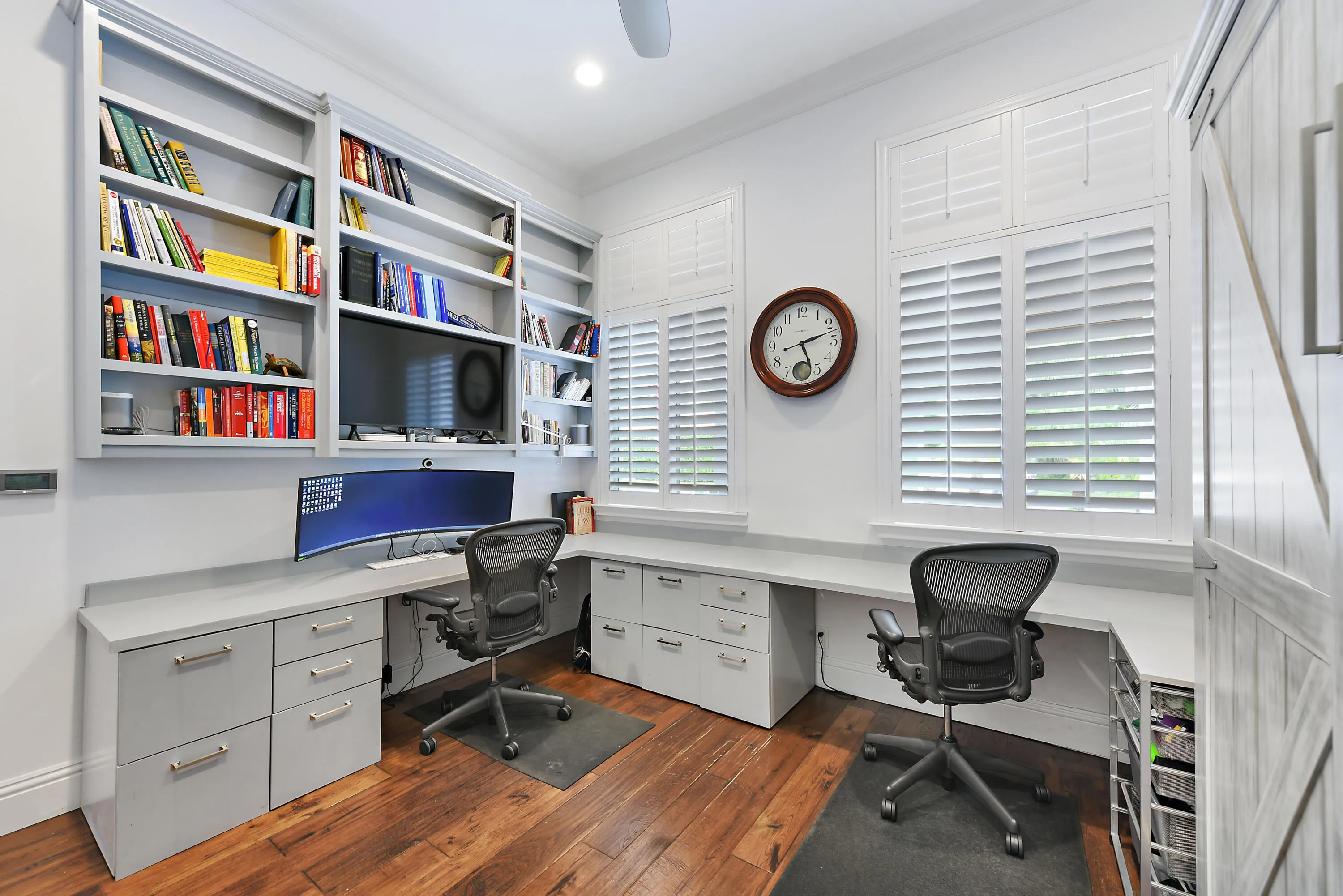 Office Bookshelf Desk