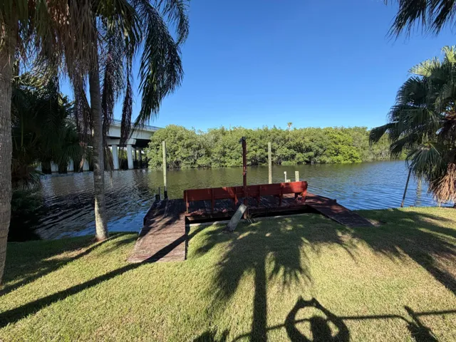 DOCK ON RIVER