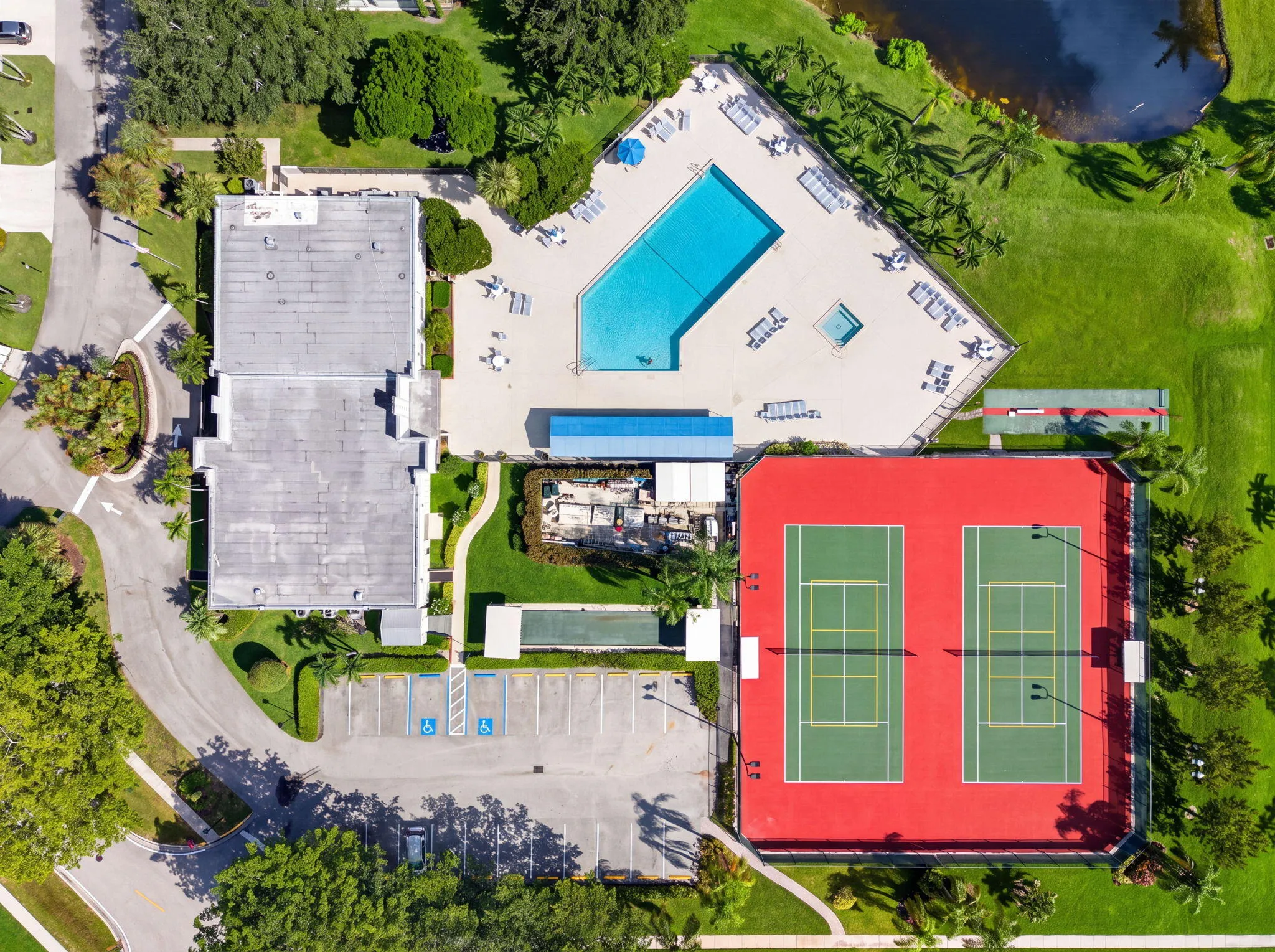 Ariel View of Amenities/Clubhouse
