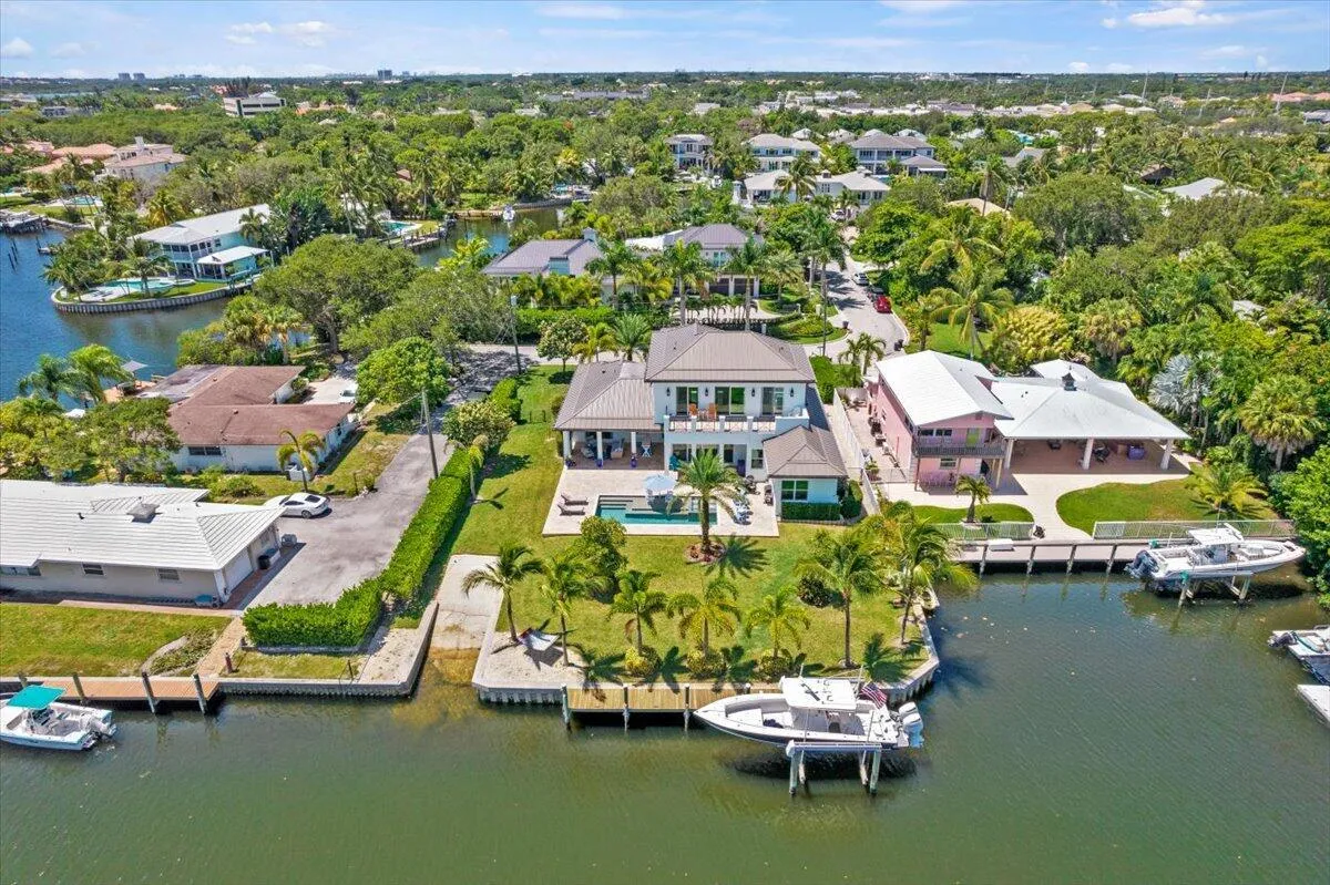 Aerial View from water