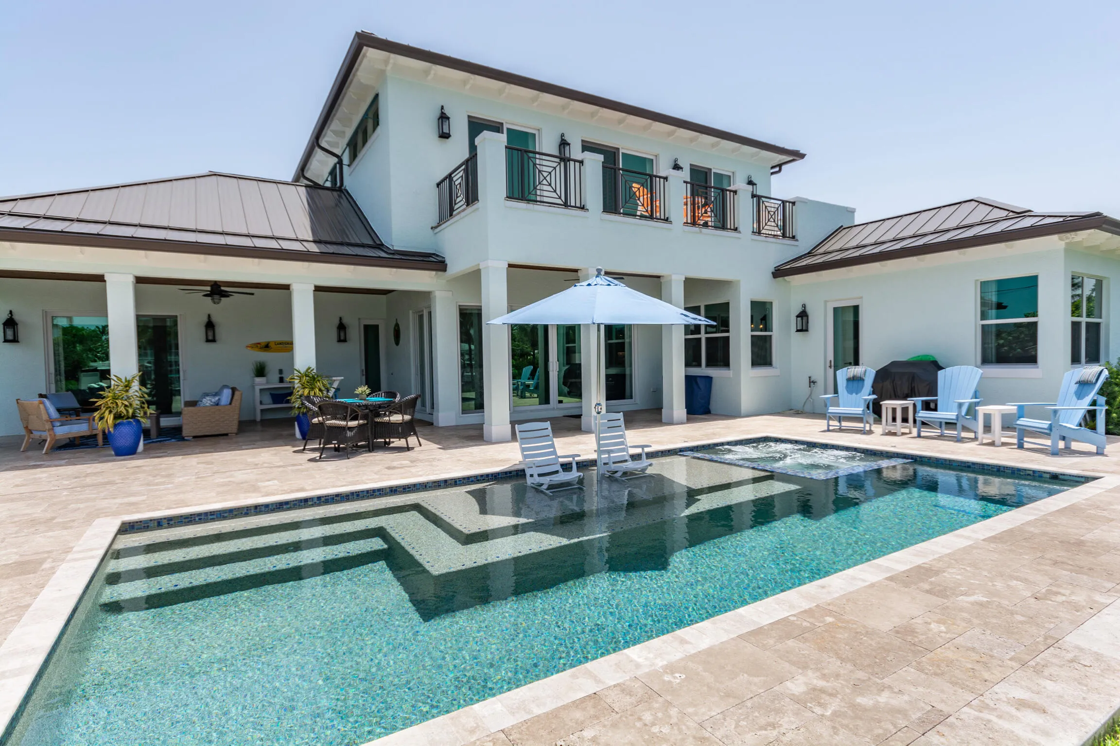 Salt Water Pool & Hot Tub