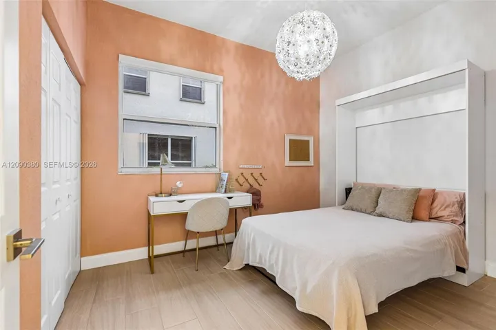 3rd bedroom with full murphy bed