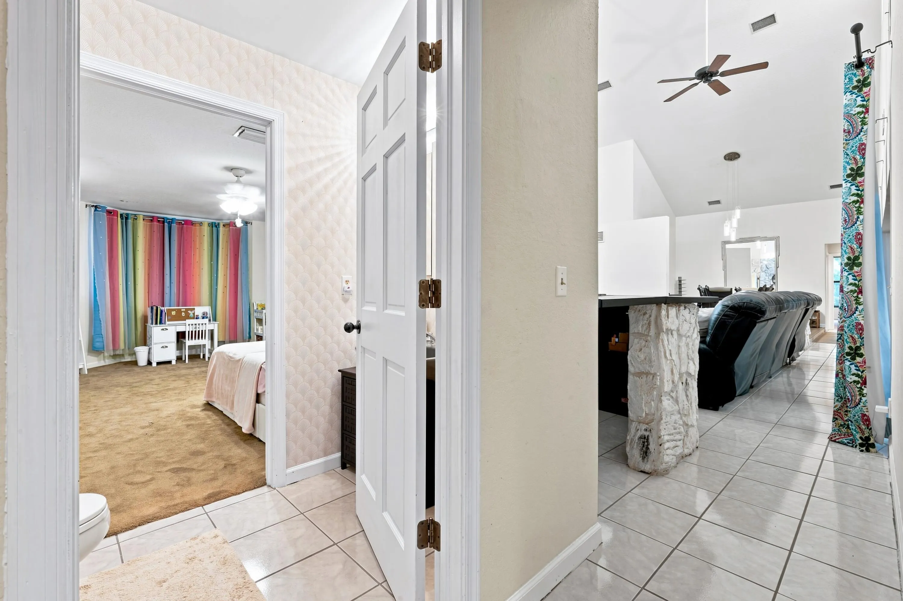 Hall to 1st Guest bedroom