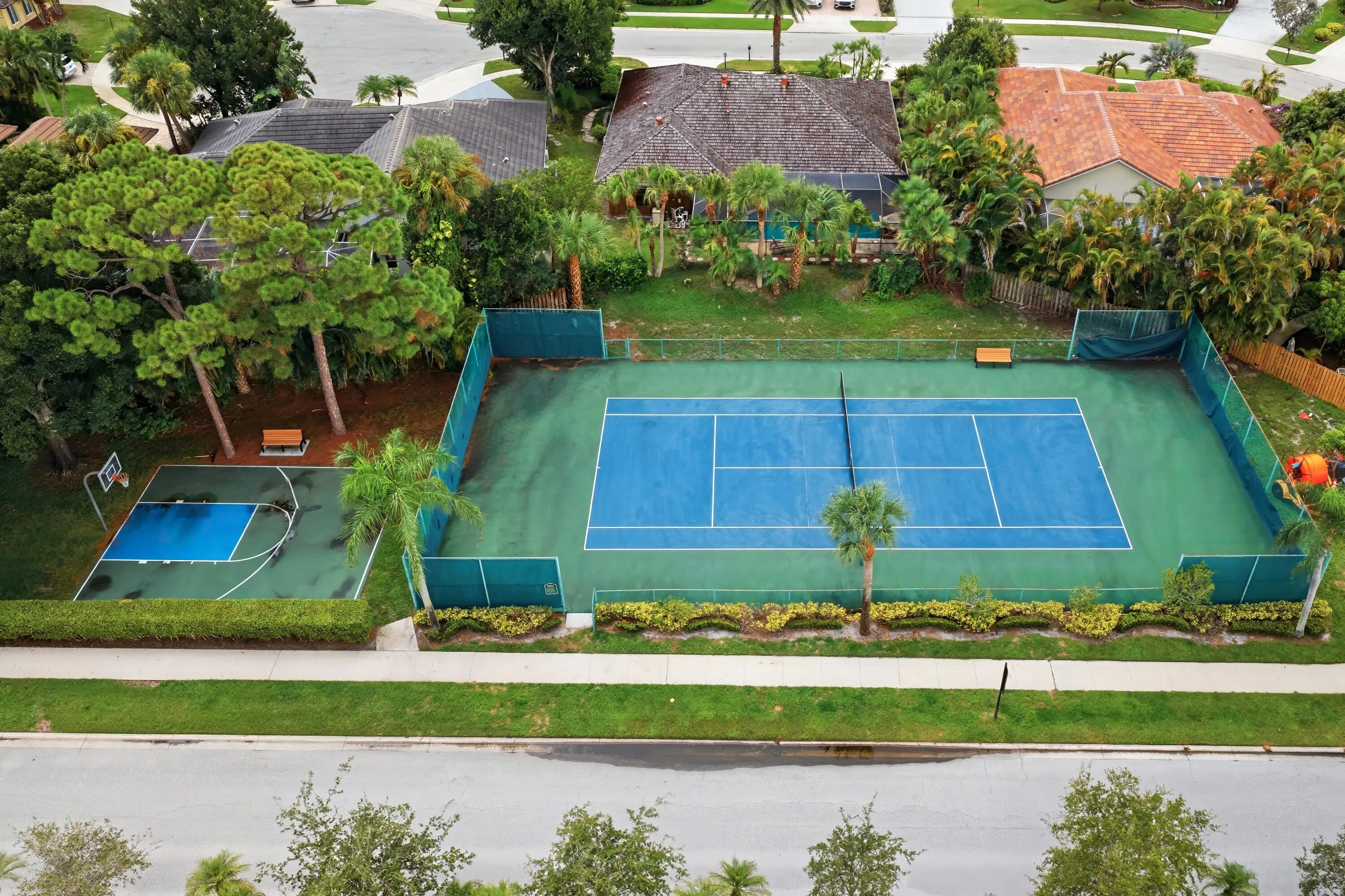 Community 2nd Tennis & Basketball Courts