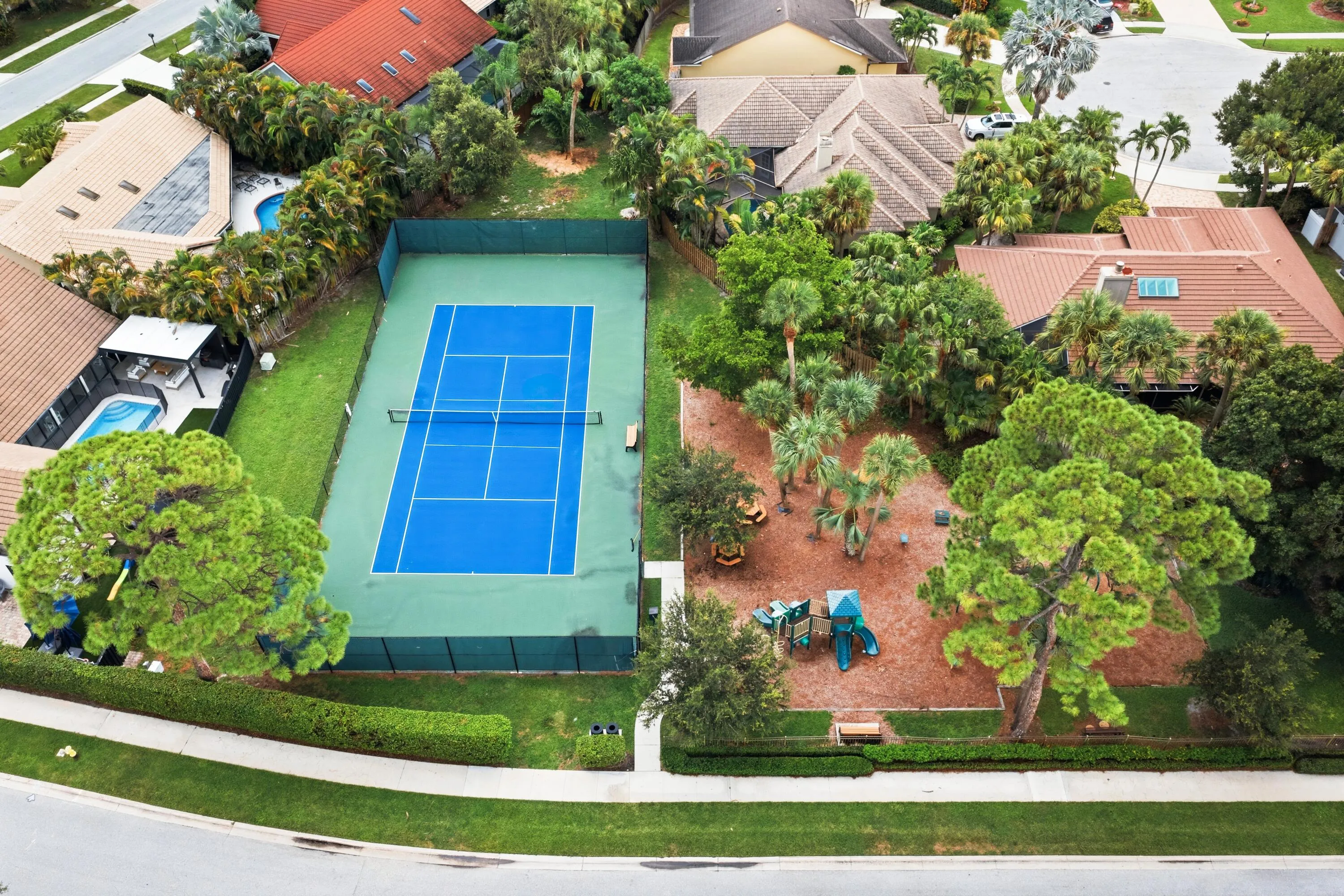 Community Tennis Court & Playground