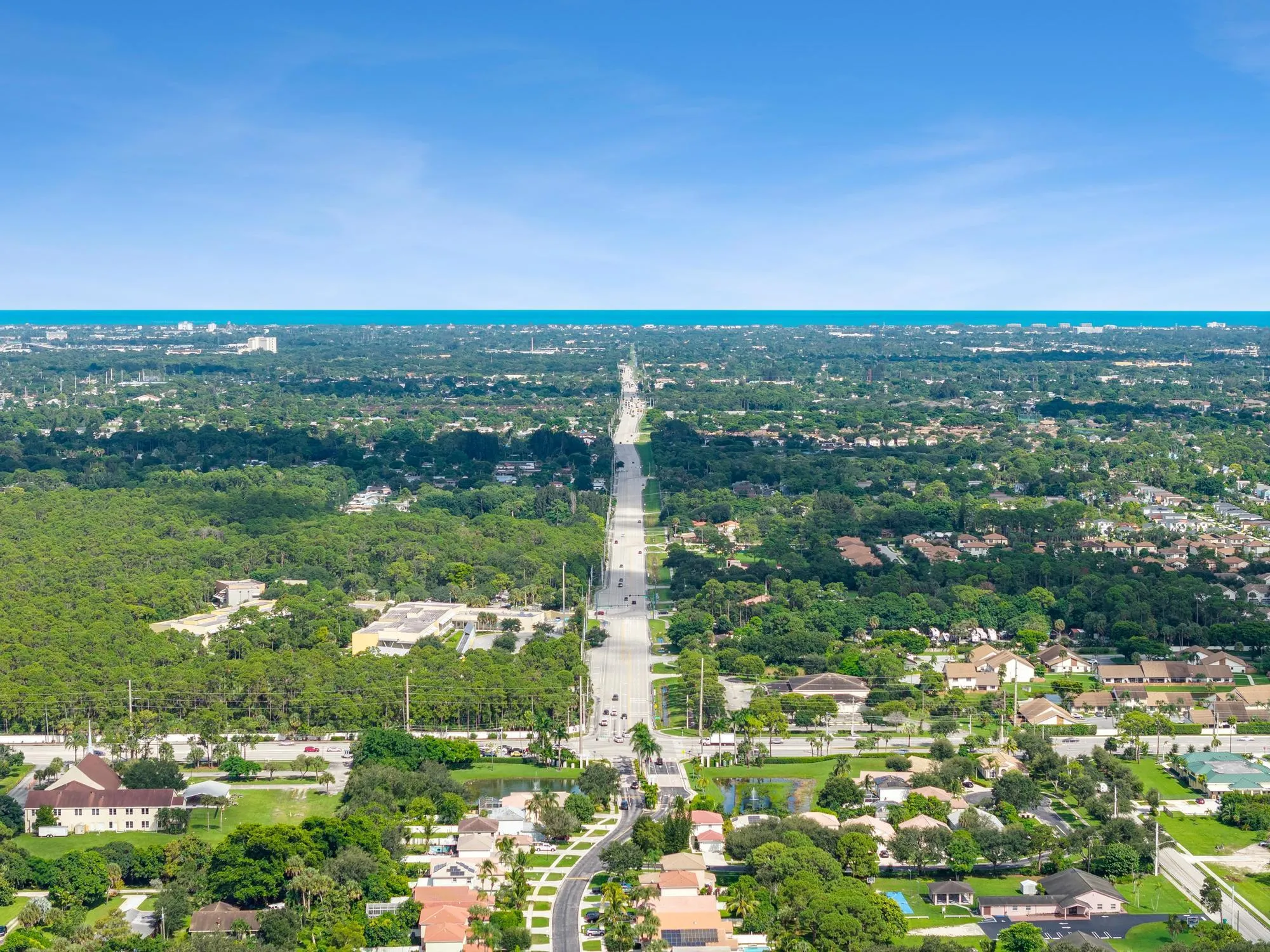 East View of the Property Proximity to the Coast and President Donald J Trump International Airport