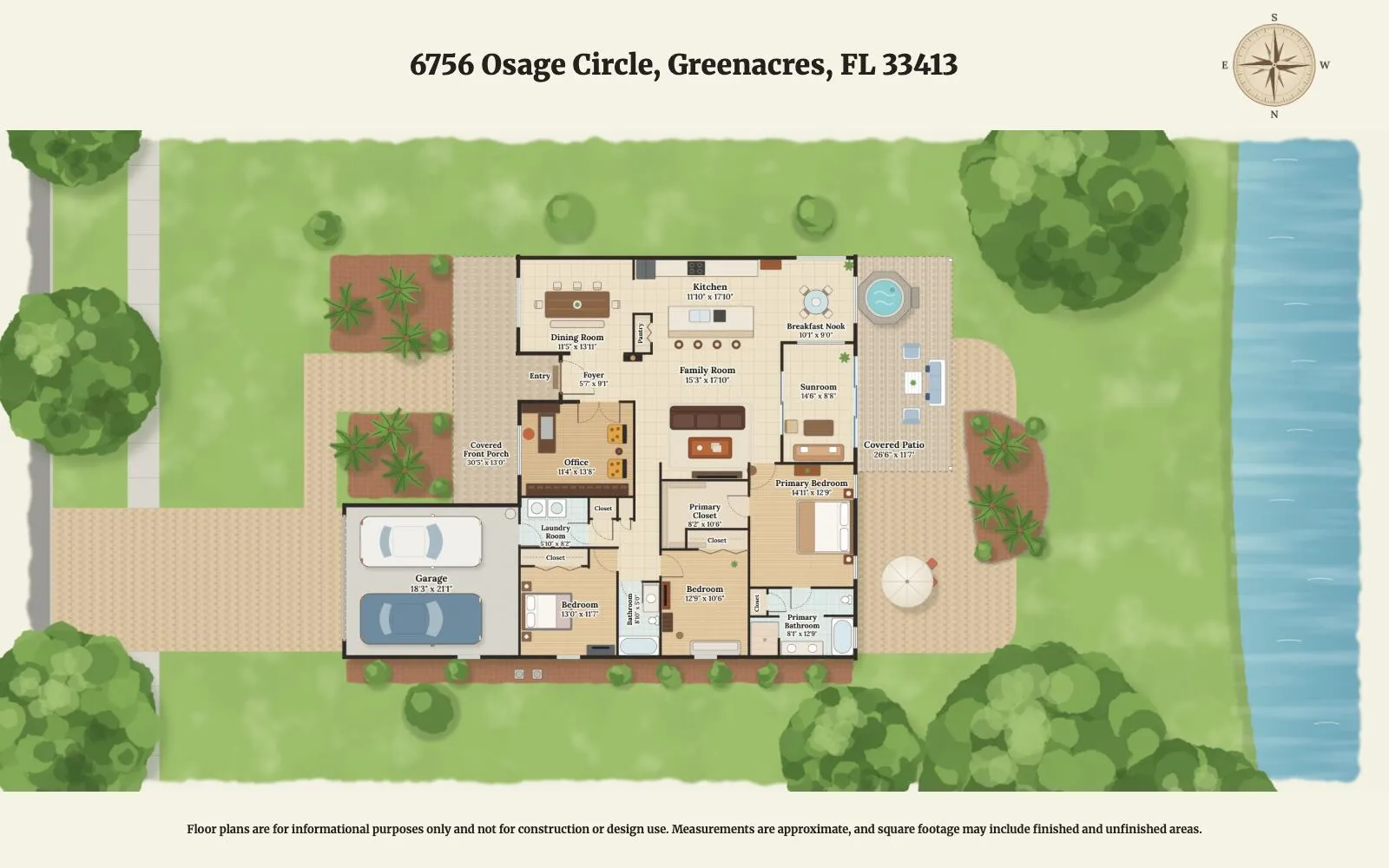 6756 Osage Cir, Greenacres, FL 33413-2