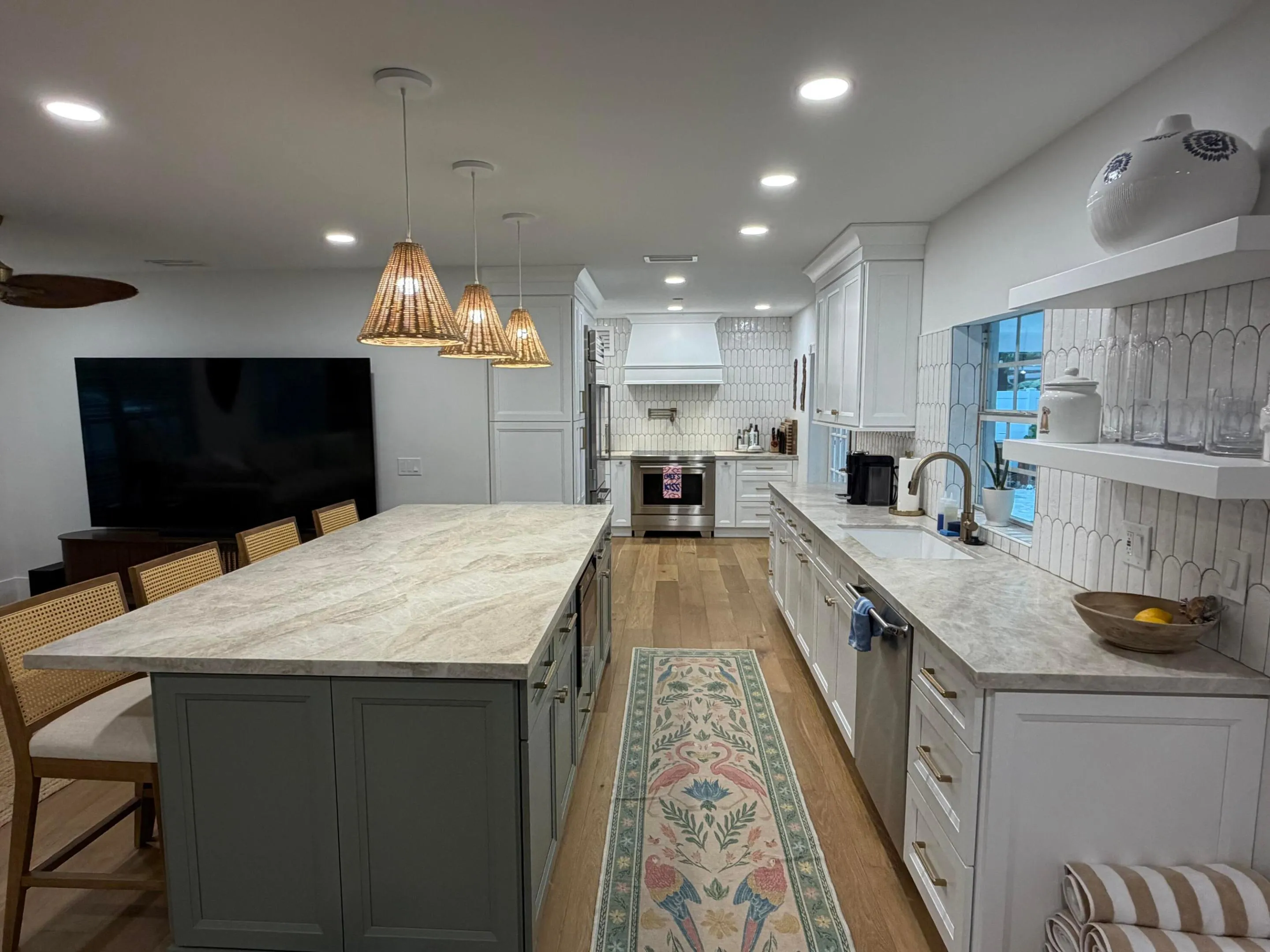 great kitchen work space