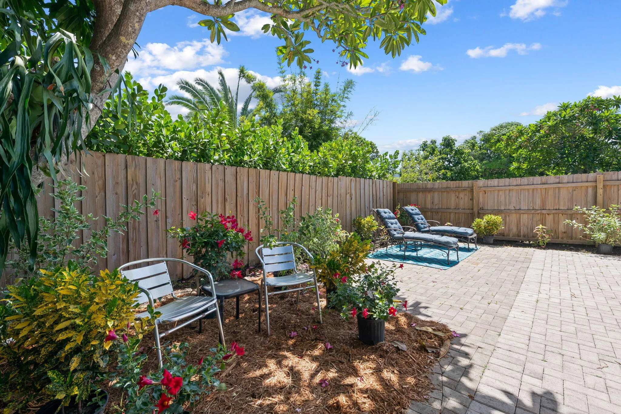 Backyard with room for a pool