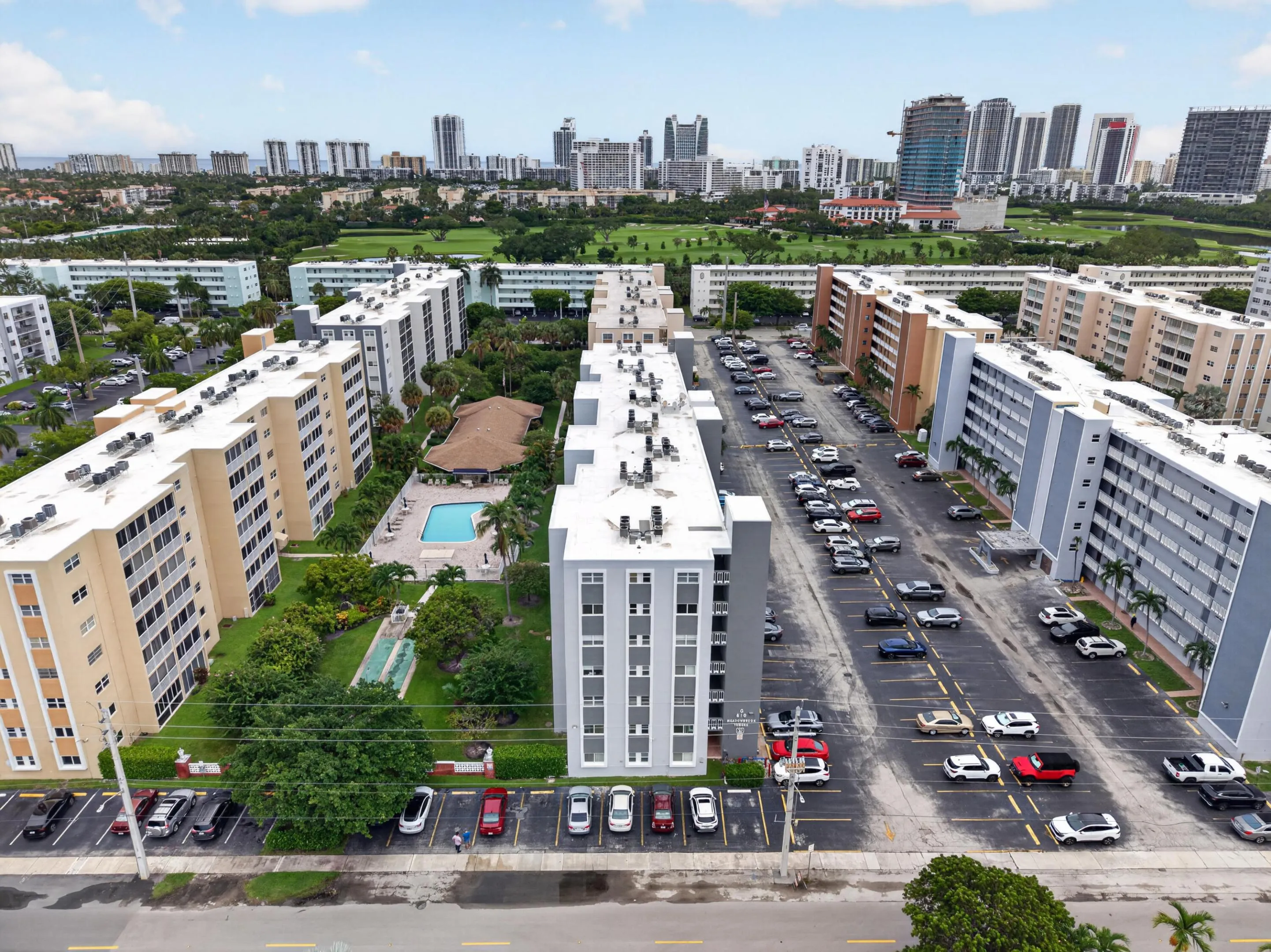 Aerial with Views of the New Roof