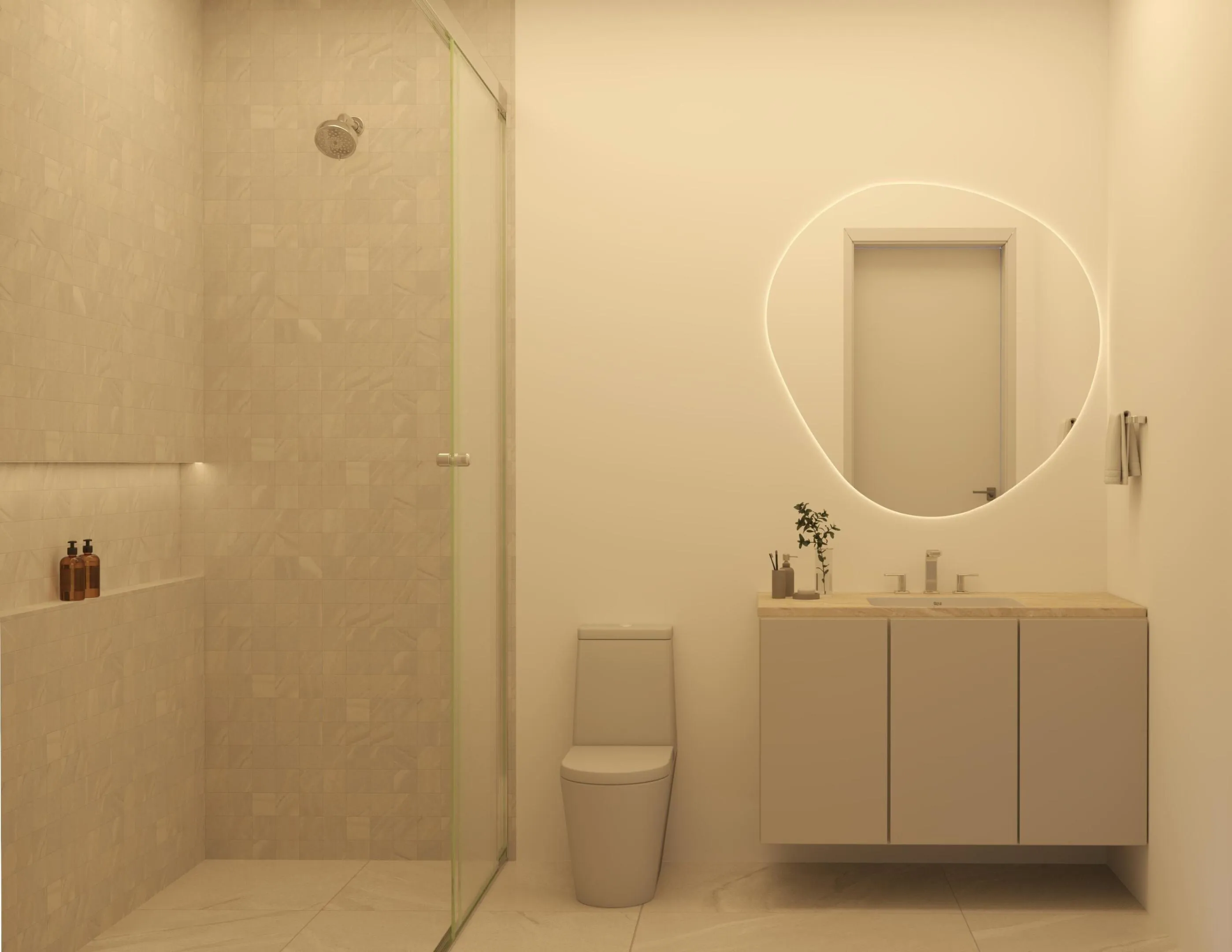 Bathroom bed 2