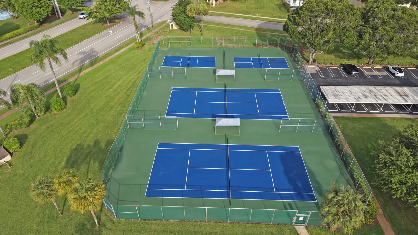 Aerial View Racquet Sports