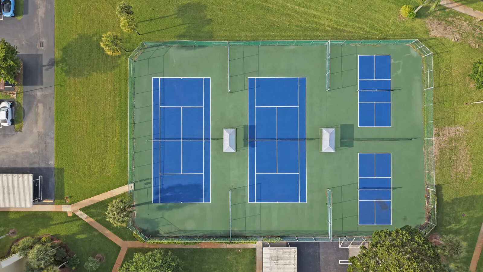 Aerial View Racquet Sports