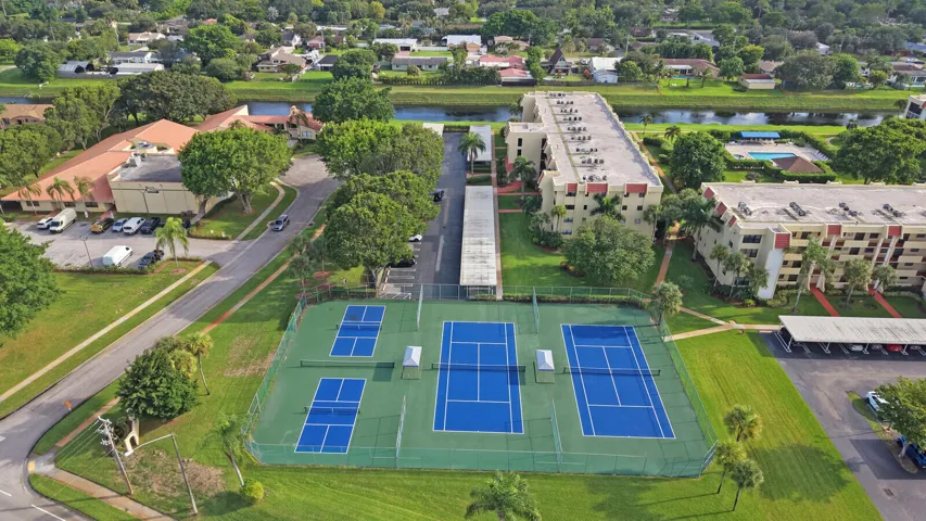 Aerial View Racquet Sports