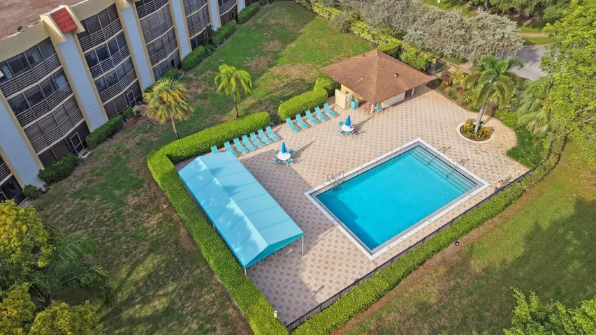 Aerial View Community Pool