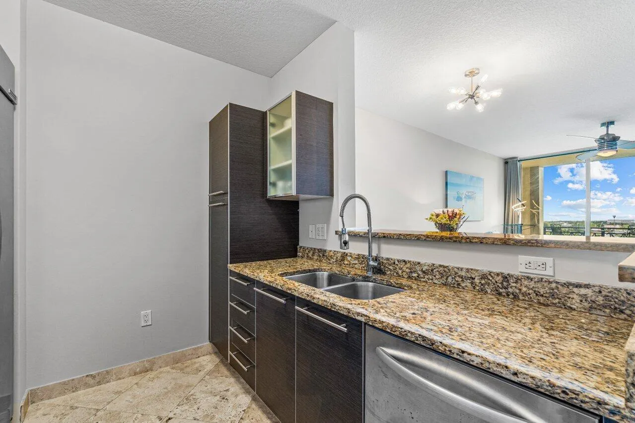 Kitchen with Granite Countertops
