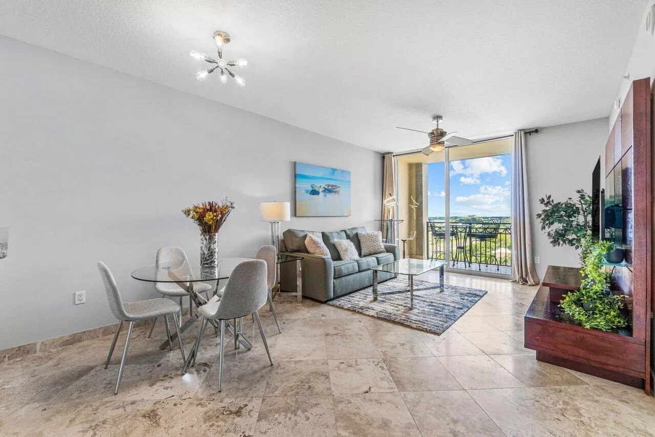 Living / Dining Areas & Covered Balcony