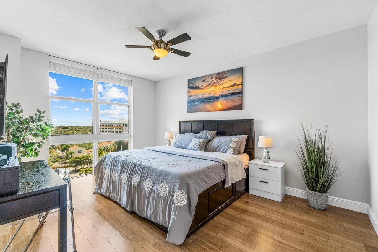Bedroom with Floor-to-Ceiling Windows