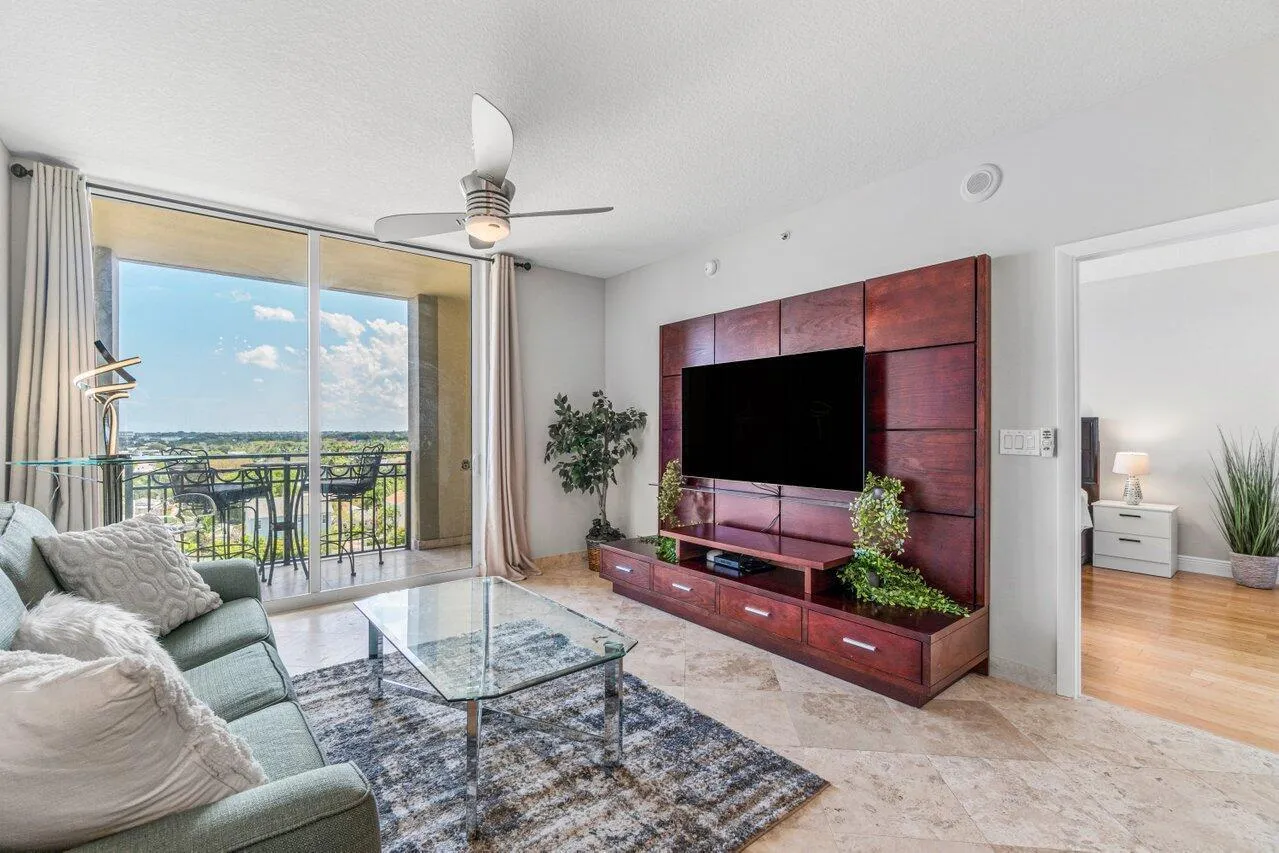 Living Room & Covered Balcony