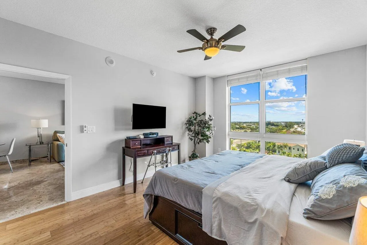 Bedroom with Floor-to-Ceiling Windows
