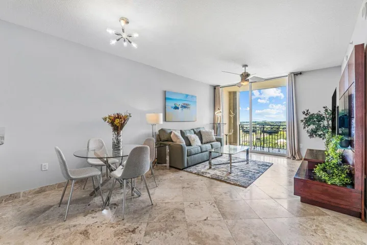 Living / Dining Areas & Covered Balcony