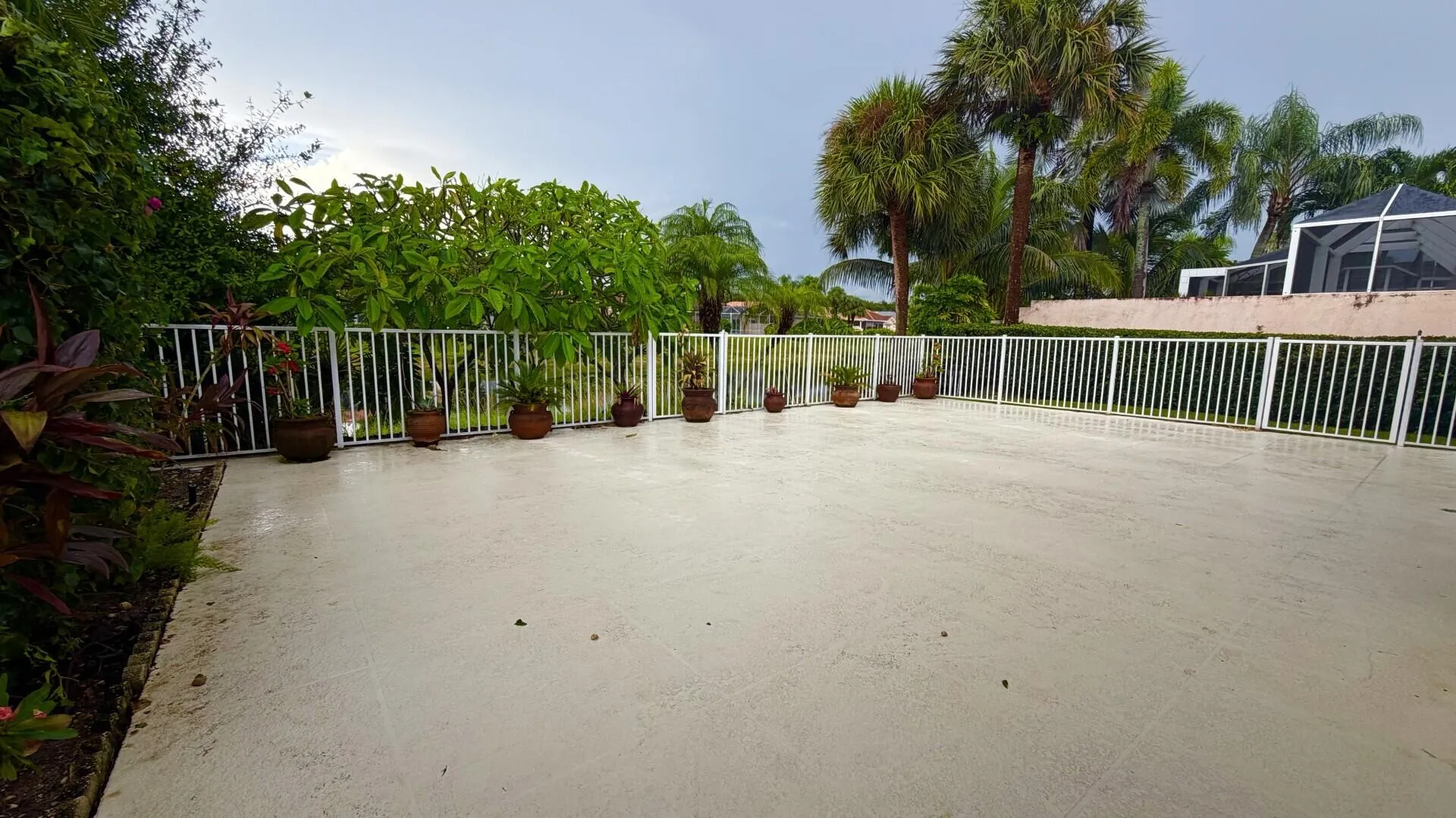Fenced Patio
