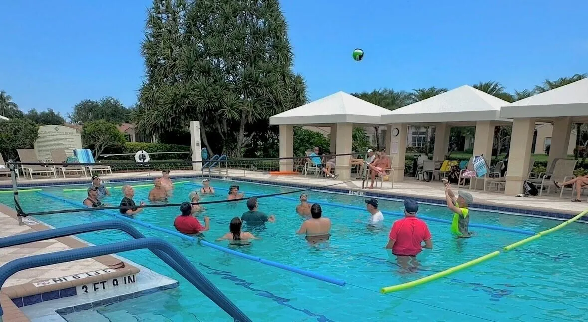 water volleyball