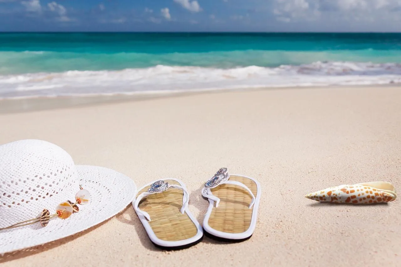Beach sand and sea