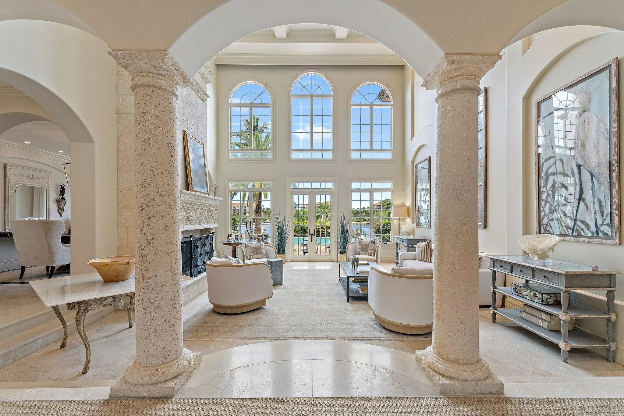 Double Height Living Room